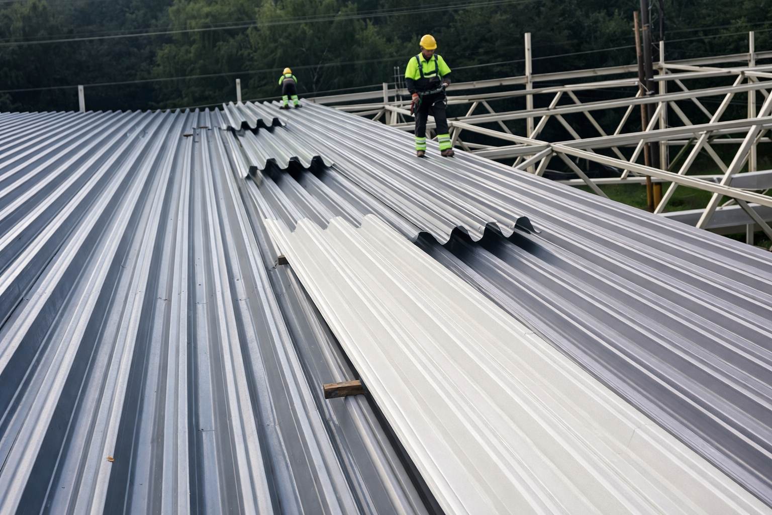 Сэндвич-панели на объекте